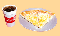 2 Cheese Slices & Fountain Drink