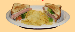 Bacon Club with Chips